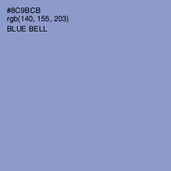 #8C9BCB - Blue Bell Color Image