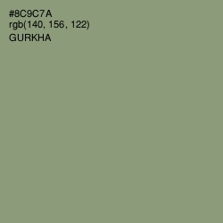 #8C9C7A - Gurkha Color Image