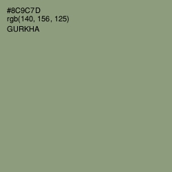 #8C9C7D - Gurkha Color Image