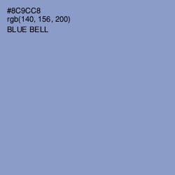 #8C9CC8 - Blue Bell Color Image