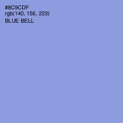 #8C9CDF - Blue Bell Color Image