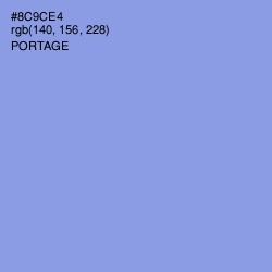 #8C9CE4 - Portage Color Image