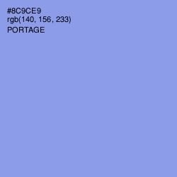 #8C9CE9 - Portage Color Image