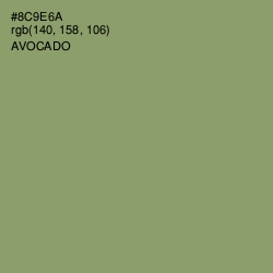 #8C9E6A - Avocado Color Image
