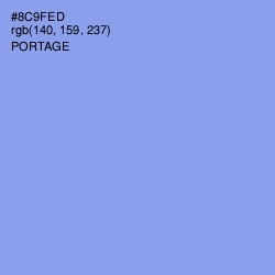 #8C9FED - Portage Color Image