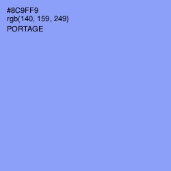 #8C9FF9 - Portage Color Image