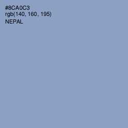 #8CA0C3 - Nepal Color Image
