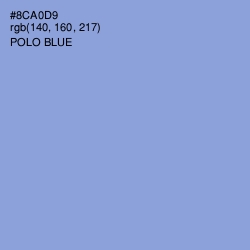 #8CA0D9 - Polo Blue Color Image
