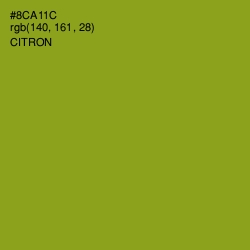 #8CA11C - Citron Color Image