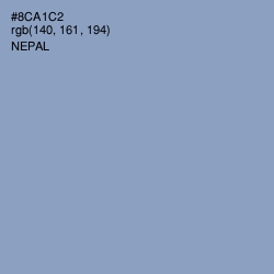 #8CA1C2 - Nepal Color Image