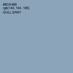 #8CA4B9 - Gull Gray Color Image