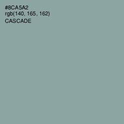 #8CA5A2 - Cascade Color Image