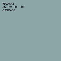 #8CA6A5 - Cascade Color Image