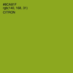 #8CA81F - Citron Color Image