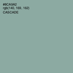 #8CA9A2 - Cascade Color Image