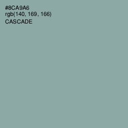 #8CA9A6 - Cascade Color Image