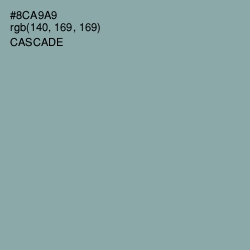 #8CA9A9 - Cascade Color Image