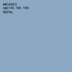 #8CA9C3 - Nepal Color Image