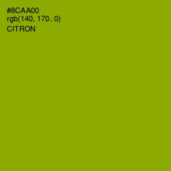 #8CAA00 - Citron Color Image