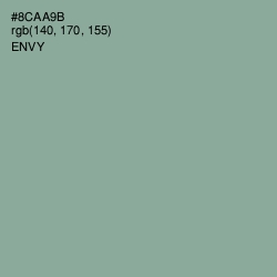 #8CAA9B - Envy Color Image