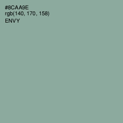 #8CAA9E - Envy Color Image