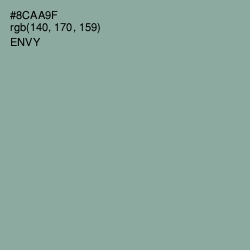 #8CAA9F - Envy Color Image