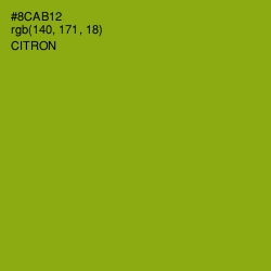 #8CAB12 - Citron Color Image