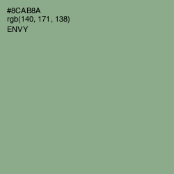 #8CAB8A - Envy Color Image