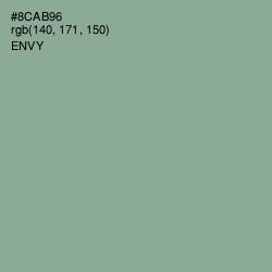 #8CAB96 - Envy Color Image