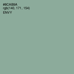 #8CAB9A - Envy Color Image