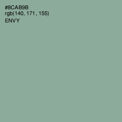 #8CAB9B - Envy Color Image