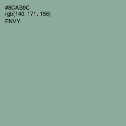 #8CAB9C - Envy Color Image