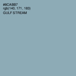 #8CABB7 - Gulf Stream Color Image