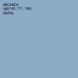 #8CABC6 - Nepal Color Image