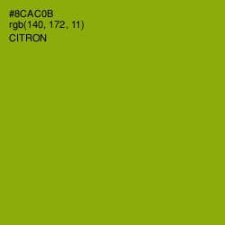 #8CAC0B - Citron Color Image