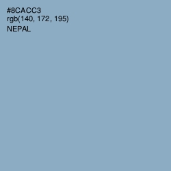 #8CACC3 - Nepal Color Image