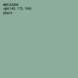 #8CAD9A - Envy Color Image