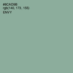 #8CAD9B - Envy Color Image