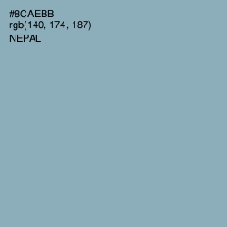 #8CAEBB - Gull Gray Color Image