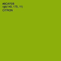 #8CAF0B - Citron Color Image