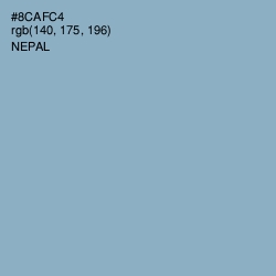 #8CAFC4 - Nepal Color Image