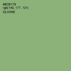 #8CB179 - Olivine Color Image