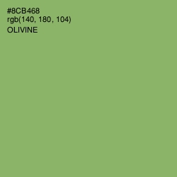 #8CB468 - Olivine Color Image