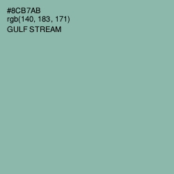 #8CB7AB - Gulf Stream Color Image