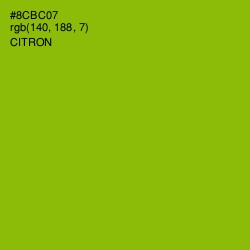 #8CBC07 - Citron Color Image