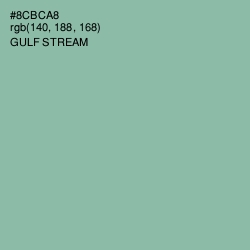 #8CBCA8 - Gulf Stream Color Image