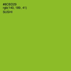 #8CBD29 - Sushi Color Image