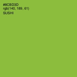 #8CBD3D - Sushi Color Image