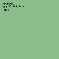 #8CBD8D - Envy Color Image