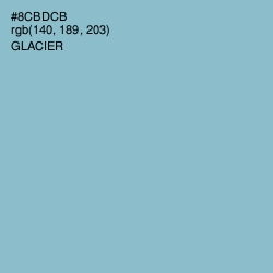 #8CBDCB - Glacier Color Image